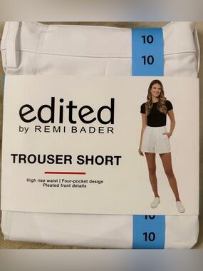 Edited by Remi Bader high-rise trouser shorts